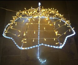 LEDAVM - Led Işıklı Yılbaşı Şemsiye 100 cm LEDAVM - Led Işıklı Yılbaşı Şemsiye 100 cm