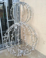 LEDAVM - Led Işıklı Yılbaşı Topu 40 cm Kristal Taşlı (1) LEDAVM - Led Işıklı Yılbaşı Topu 40 cm Kristal Taşlı (1)