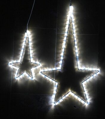 Led Işıklı Yılbaşı Uzun Yıldız 70 cm