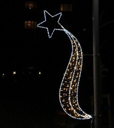 LEDAVM - Led Işıklı Yılbaşı Yıldız Direk Tipi 195 cm LEDAVM - Led Işıklı Yılbaşı Yıldız Direk Tipi 195 cm