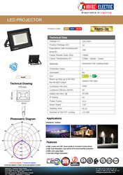 HOROZ - LED PROJEKTÖR / SLİM KASA / 30 W / 220V / PARS / 068-008-0030 (1)