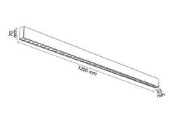 Siyah Kompakt Lensli Linear FL-5561 - Thumbnail