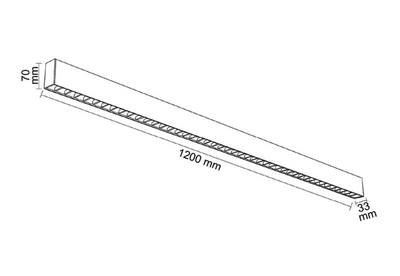 Beyaz Kompakt Lensli Linear FL-5561W