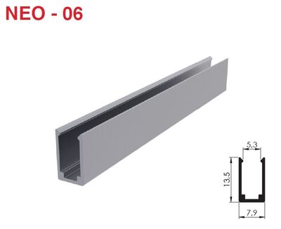 Neon Led Montaj Profili 6x12 mm