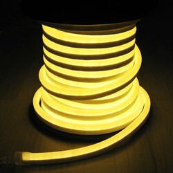 Neon Led / Yassı Tip / Metrede 120 Led / 220 Volt / Dış Mekan İP65 / TEK RENK / 15x15mm - 10