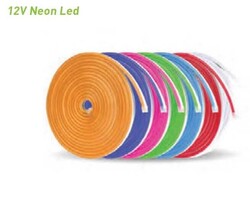 Neon Led / Yassı Tip / Metrede 60 Led / 24 Volt / Dış Mekan İP65 / RGB (Çok Renkli) / 14.25 mm - Thumbnail