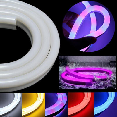 Neon Led / Yassı Tip / Metrede 120 Led / 220 Volt / Dış Mekan İP65 / RGB (Çok Renkli) / 8x16 mm