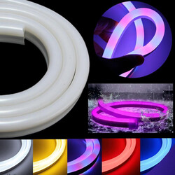 Neon Led / Yassı Tip / Metrede 80 Led / 220 Volt / Dış Mekan İP65 / RGB (Çok Renkli) / 14x25 mm - Thumbnail