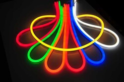 Neon Led / Yassı Tip / Metrede 120 Led / 220 Volt / Dış Mekan İP65 / TEK RENK - Thumbnail