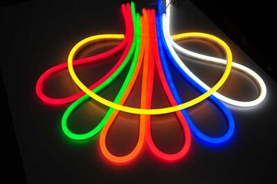 Neon Led / Yassı Tip / Metrede 120 Led / 220 Volt / Dış Mekan İP65 / TEK RENK