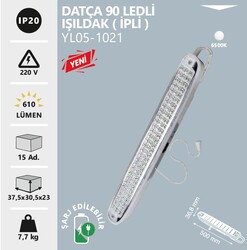 NOAS - Noas YL05-1021 Datça 90 Ledli Işıldak İpli 6 Watt (1)