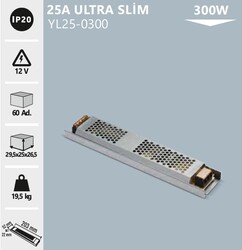 NOAS - YL25-0300 25A Ultra Slim 12V Trafo (1)