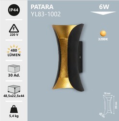 NOAS - Noas YL83-1002 Patara Led Dış Mekan Aplik (1)