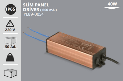 Noas YL89-0054 Slim Panel Driver 40 Watt