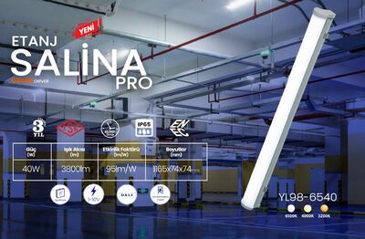 YL98-6540 116,5 cm Salina Etanj Pro ip65 36 Watt TSE