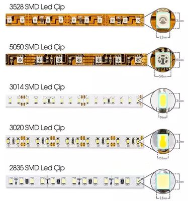 PCB LED / 5630 / İÇ MEKAN / 12V / 1 METRE / YL57-3001