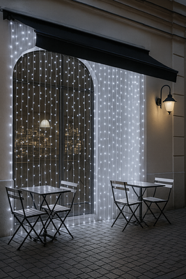 Perde Led │ 200*300 Cm │ İç Mekan │ Sabit Yanar │ 8 mm Led