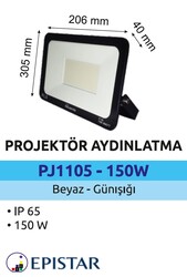POWERLÜX - PJD1105-150W Slim Led Projektör 150 Watt (1)