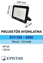 POWERLÜX - PJD1105-50W Slim Led Projektör 50 Watt (1)