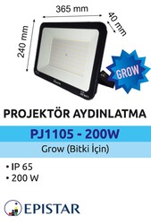 POWERLÜX - PJG1105-200W Slim Led Projektör 200 Watt (1)