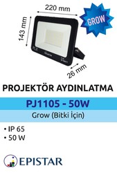 POWERLÜX - PJG1105-50W Slim Led Projektör 50 Watt (1)