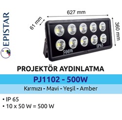 POWERLÜX - PJR1102-500W Slim Led Projektör 500 Watt (1)