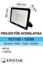 POWERLÜX - PJR1105-150W Slim Led Projektör 150 Watt (1)