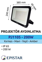 POWERLÜX - PJR1105-200W Slim Led Projektör 200 Watt (1)