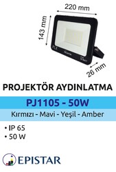 POWERLÜX - PJR1105-50W Slim Led Projektör 50 Watt (1)