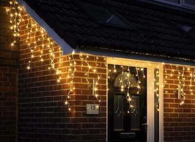 Saçak Led / 2x1 Metre / Pırıltı Animasyonlu / Eklenebilir / IP44 İÇ MEKAN