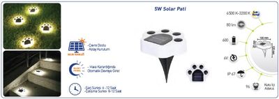 Solar Led / Pati / 5 w / ip67 
