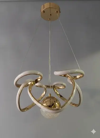 LEDAVM - Stockholm Gold 3 Renkli Led Avize Aç Kapa