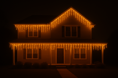 Saçak Led │ 200*70*50*30 Cm │ Dış Mekan │ Eklenebilir │ Sabit Yanar │ 8 mm Led