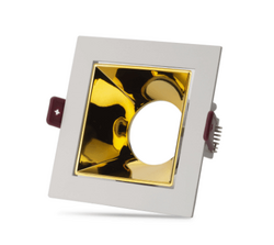 NOAS - YL60-3114 Ural Beyaz Golden Alüminyum Dekoratif Boş Kasa