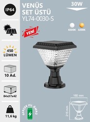 NOAS - YL74-0030-S Venüs Set Üstü 30w (1)